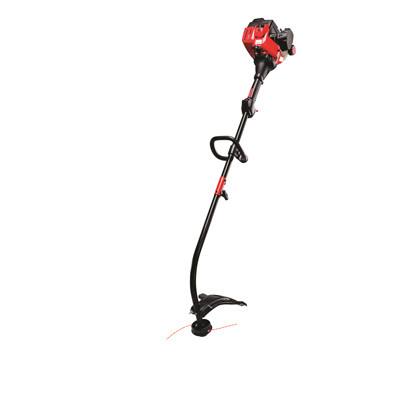 Gas String Grass Trimmer, Curved Shaft, 25cc Engine, 17 In. Swath