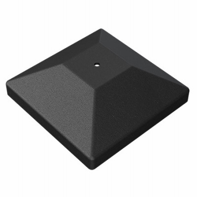 Outdoor Accents Post Cover, Black, 4 x 4 In.