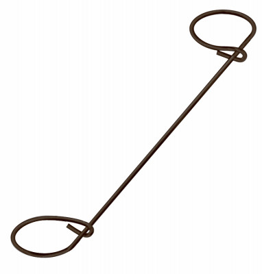 Bar Tie, 17 Gauge, Black, 6 In., 100-Ct. (25 pieces)