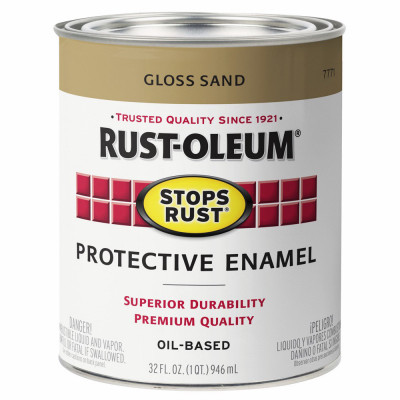 Stops Rust Qt. Gloss Sand Enamel