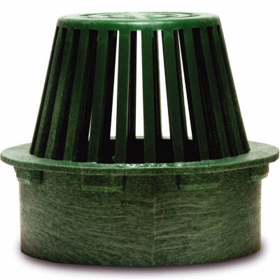 Green Atrium Grate, 6 In.