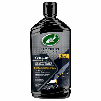 Hybrid Solutions Ceramic Acrylic Black Car Polish, 14-oz.