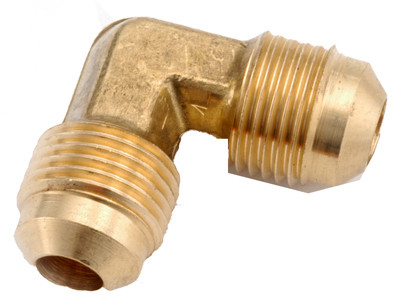 Brass Flare Elbow, Lead Free, 5/8 In.