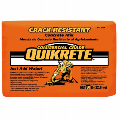 Crack Resistant Concrete Mix, 50 Lbs.