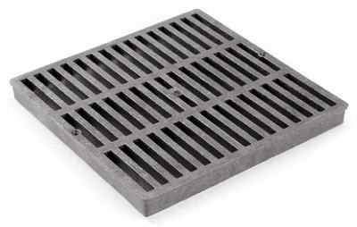 Square Grate, Black Foam Polyolefin, 9 x 9 In.