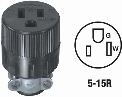 BLK CORD CONNECTOR