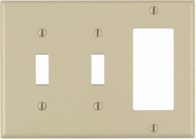 IV 2T ROCKER WALLPLATE
