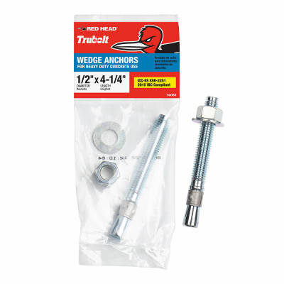 1/2" x 5-1/2" Wedge Anchor