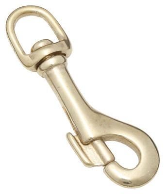 Bolt Snap, Solid Bronze, 7/16 x 3 In.