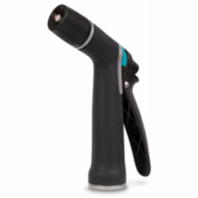 Swivel Cleaning Hose Nozzle, Metal Construction, Rear-Trigger