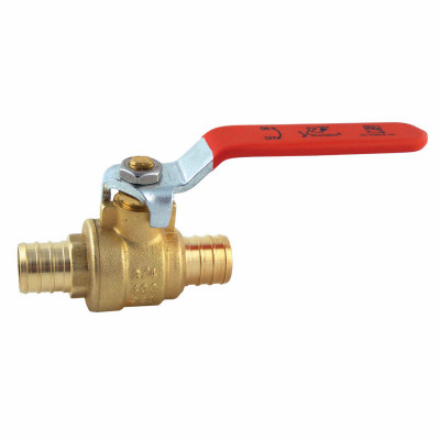 Ball Valve, Lead Free, 3/4 x 3/4 In. Brass Barb