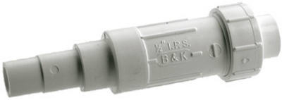 PVC Solvent Weld Adjustable Repair Pipe Coupling, 3/4 In.