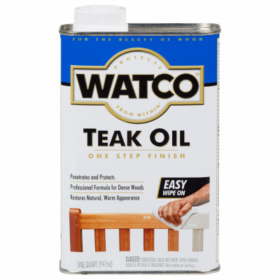 Teak Oil Wood Finish, 1-Qt.