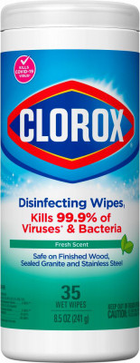 Fresh Scent Disinfecting Wipes, 35-Ct.