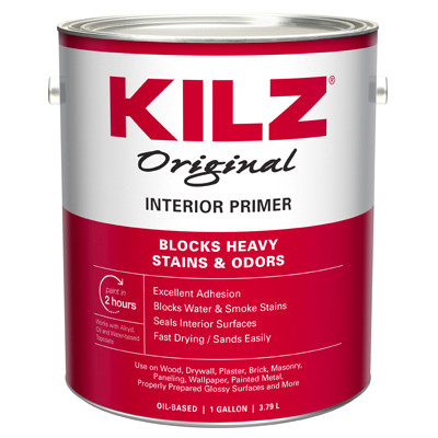 Primer, Sealer & Stain Blocker, Interior, Oil-Base, 1-Gallon (4 pieces)