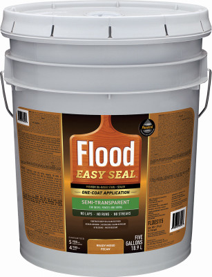 Easy Seal Oil-Based Stain & Sealer, Pecan, 5 Gallon