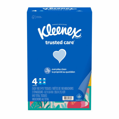 2-Ply Facial Tissues, 160 Per Box, 4-Pk. (8 pieces)