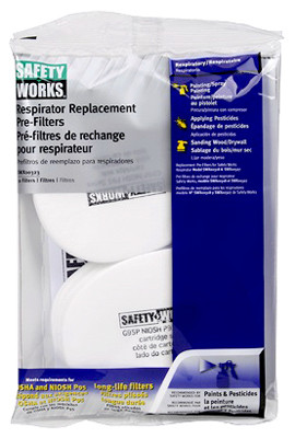 Paint & Pesticide Mask Replacement Pre-Filters, 10-Pk.