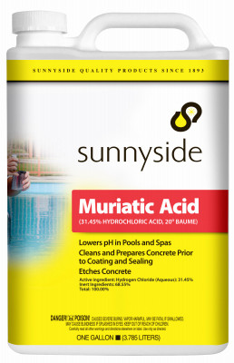 Muriatic Acid, 1 Gallon (4 pieces)