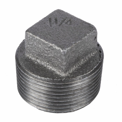 1-1/4 In. Black Pipe Plug