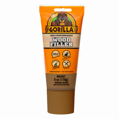 Wood Filler, Walnut, 6 oz. Tube