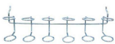 1/8 In. Pegboard Hook Tool Holder