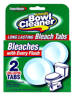 Automatic Toilet Bowl Cleaning Tablets, Bleach, 2-Pk. (12 pieces)