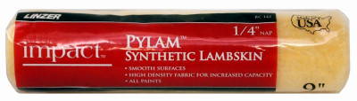 Pylam Synthetic Lambskin Paint Roller Cover, 9 x 1/4 In. Nap