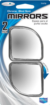 Car Blind-Spot Mirror, Corner, 2 In., 2-Pk.