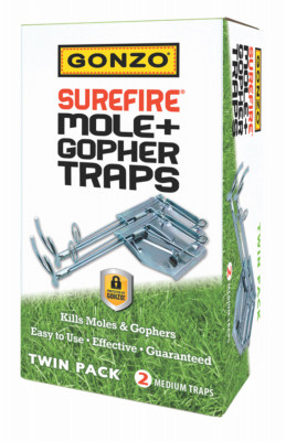 Surefire Mole & Gopher Cinch Traps, 2-Pk.