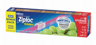 Slider Storage Bags Bonus Pack, Gallon, 18-Ct.