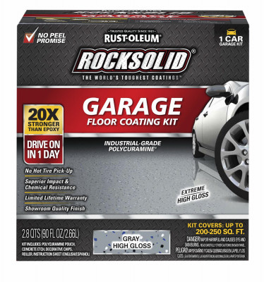 Garage Coating Kit, Gray, 76 oz.