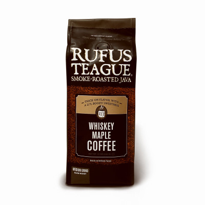 Previous Next Rufus Teague 12 Oz. Smoke Roasted Coffee, Whiskey Maple, Medium Grind (6 pieces)