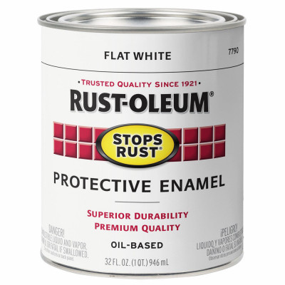 Stops Rust Qt. Flat White Enamel