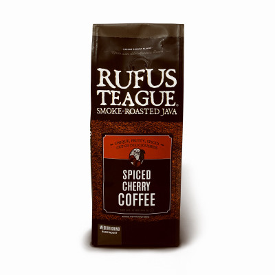 Rufus Teague 12 Oz. Smoke Roasted Coffee, Spiced Cherry, Medium Grind (6 pieces)