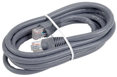Cat 6 Network Cable, 250Mhz, Gray, 7 Ft.