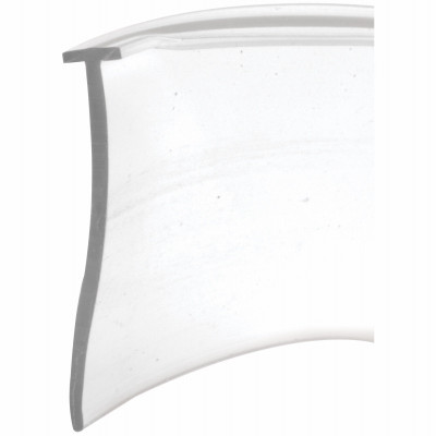 Shower Door Bottom Sweep, Clear Vinyl, 36 x 1 In.