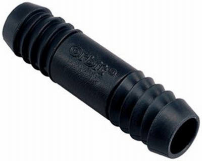 Underground Sprinkler Flex Pipe Barb Coupling, High-Impact Plastic, 1/2 In.