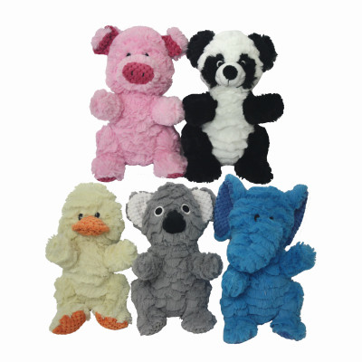 Plush Wrinkleez Squeaky Dog Toy, Assorted, 9-In.
