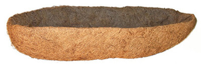 Coco Plant Liner, Trough, 7.5 x 48-In.