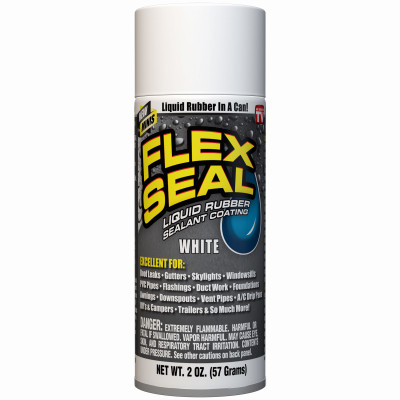 FLEX SEAL Mini Rubber Sealant Coating, White, 2-oz.