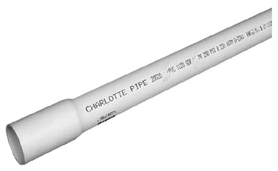 SDR 26 PVC Pressure Pipe, 2 In. x 20 Ft.