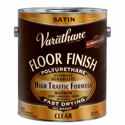 Premium Polyurethane Floor Finish, Oil-Base, Satin, 1-Gallon (2 pieces)