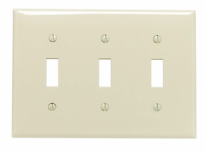 IV 3-TOGGLE WALL PLATE