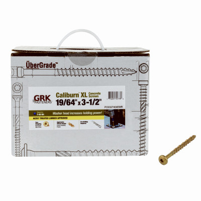 GRK CALIBURN XL 19/64" x 3-1/2" 400-Ct.