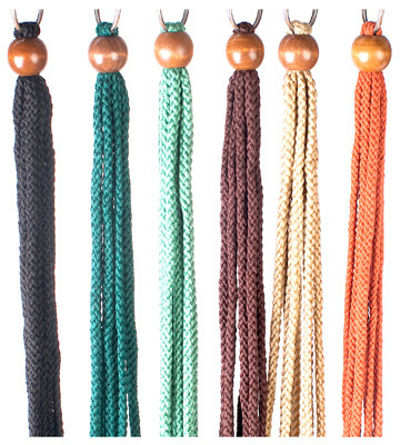 Macrame Plant Hanger, Assorted Colors, 36 In.