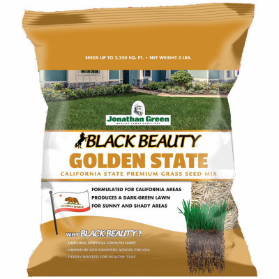 Black Beauty Golden State Grass Seed, 7 Lbs.