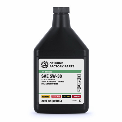 SAE 5W-30 4-Cycle Engine Oil, 20 oz.