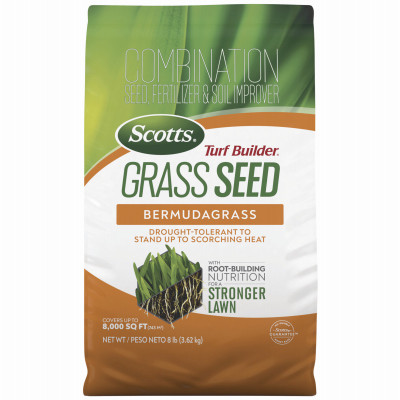 Turf Builder Grass Seed Bermudagrass, 8 Lbs., Covers 2,665 Sq. Ft.