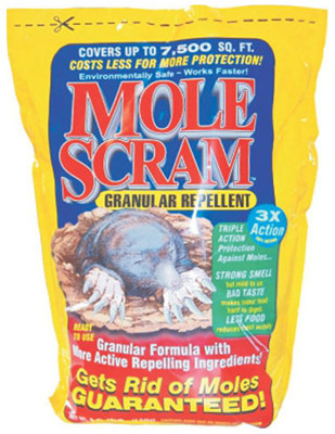 Mole Scram Granular Repellent, 10-Lbs.